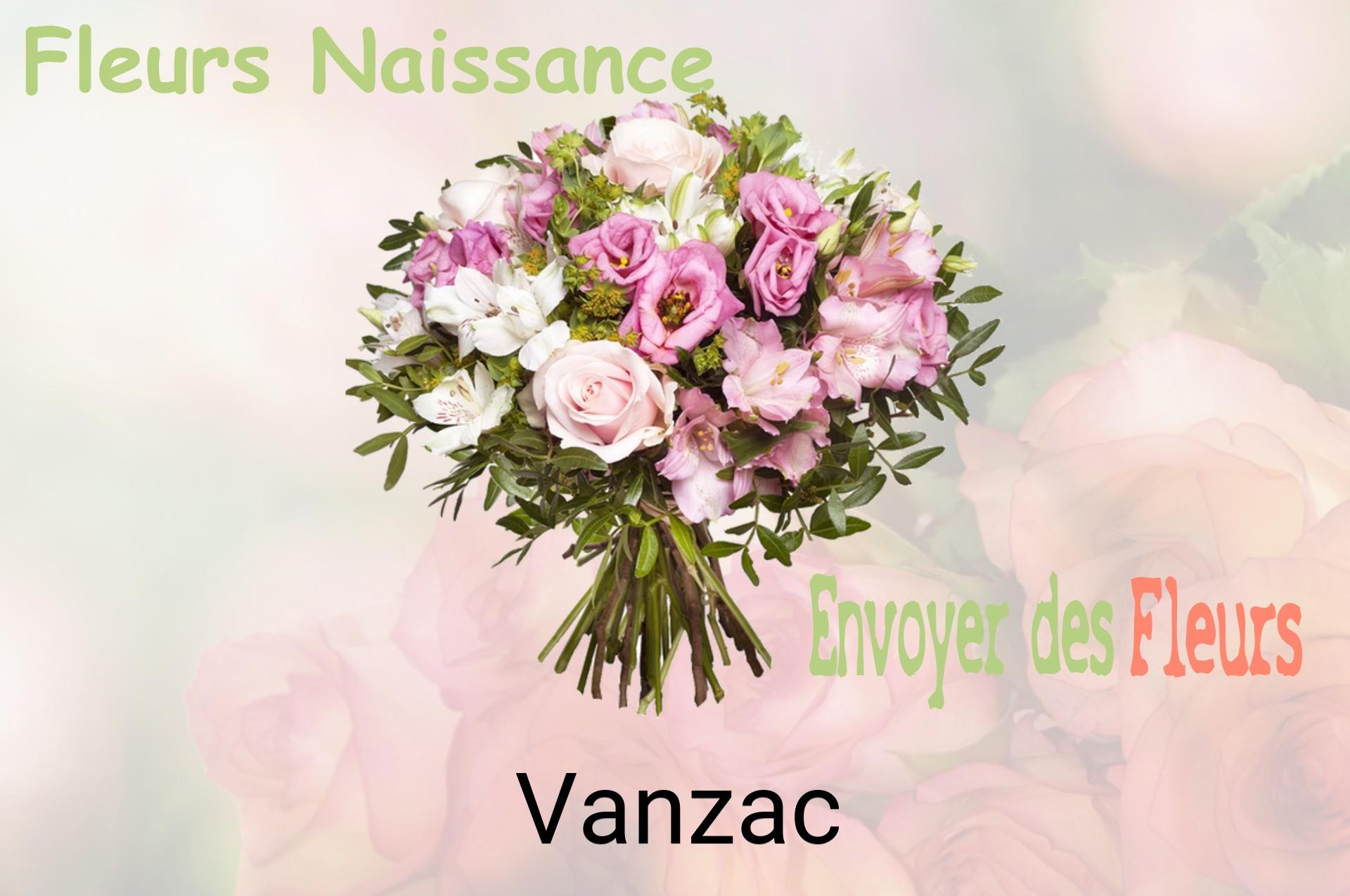 Bouquet de fleurs de naissance livré à Vanzac